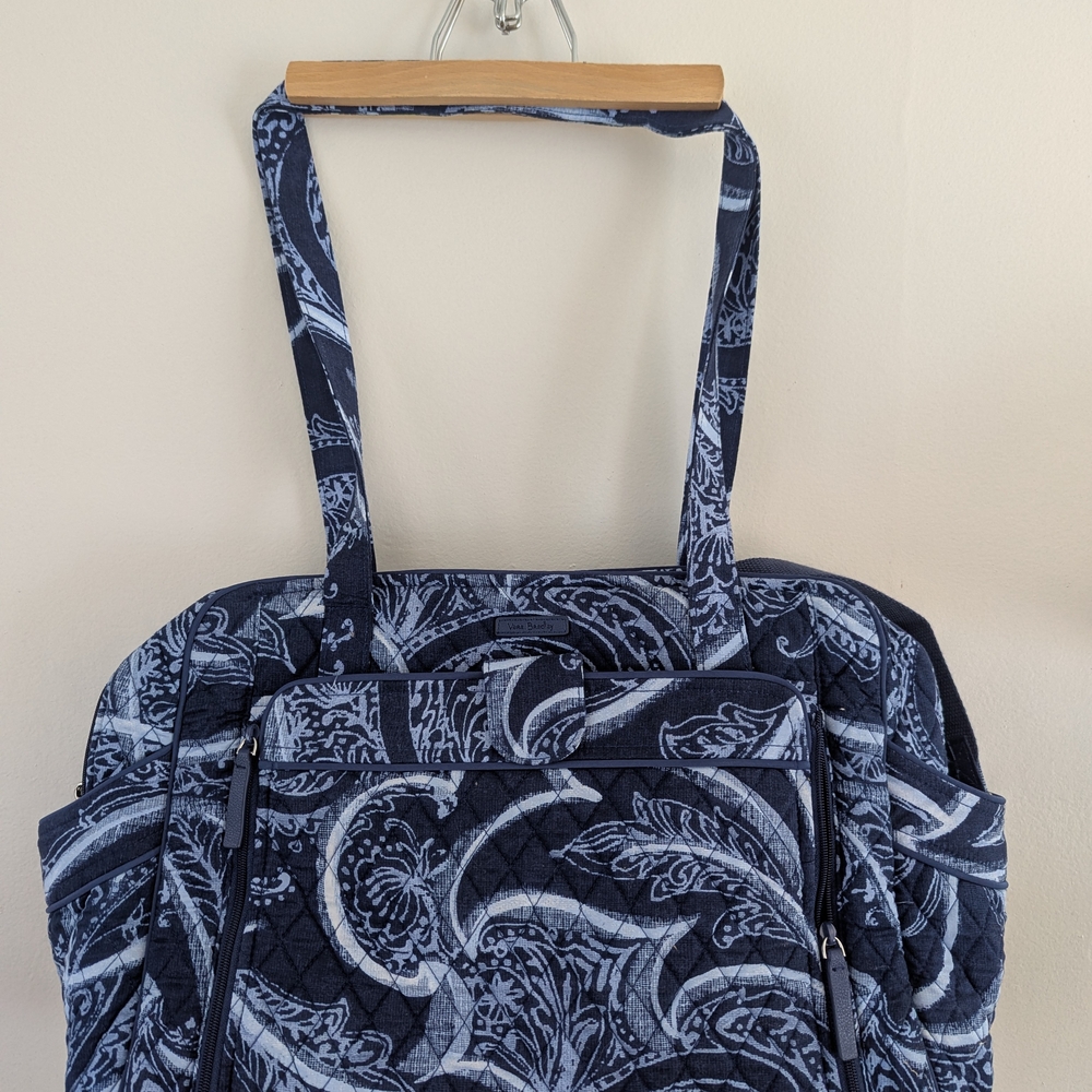 Vera Bradley Blue Paisley Tote Bag